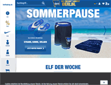 Tablet Screenshot of herthashop.de